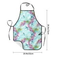 thumbnail image 5 of Naloa 1Pack Adjustable Bib Apron Waterdrop Resistant Cooking Kitchen Aprons for Women Men Chef, Dragonfly Floral Print, 5 of 8