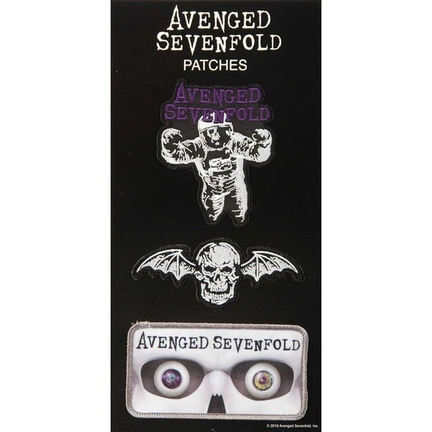 Avenged Sevenfold Men S Avs Patch Set A7x Embroidered Patch Multi Walmart Com Walmart Com