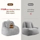thumbnail image 5 of Yeshouse Silla puff gigante de pelo sintético con relleno, sofá de suelo grande para adultos, 5 of 7