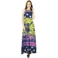 thumbnail image 2 of Bimba Women Exclusive Tie & Dye Maxi Dress Sleeveless Rayon Custom Clothing, 2 of 5