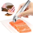 thumbnail image 4 of Food Grade 430 Stainless Steel Kitchen Tweezers, Slant Design, Anti-Rust, Fine Polishing, for Cooking Grasping Food, Easy to Clean, 4 of 6