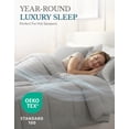 thumbnail image 5 of Casa Platino Twin Bedding Comforter Set- Includes Twin Comforter and 1 Twin Pillow Sham - Ultra Soft and Comy Comforter Twin Size Set- Cozy Twin Size Bed Comforter Set- Twin Duvet Insert - Silver, 5 of 9