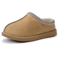 thumbnail image 1 of Zapatillas Gdazzio para mujer, fuzzy, acogedoras, cortas, color albaricoque, 1 of 8