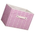 thumbnail image 3 of CNKOO Storage Box Foldable Printed Drawer Case Organizer Non-woven Square Container Cloth Basket with Lid  Green, 3 of 8