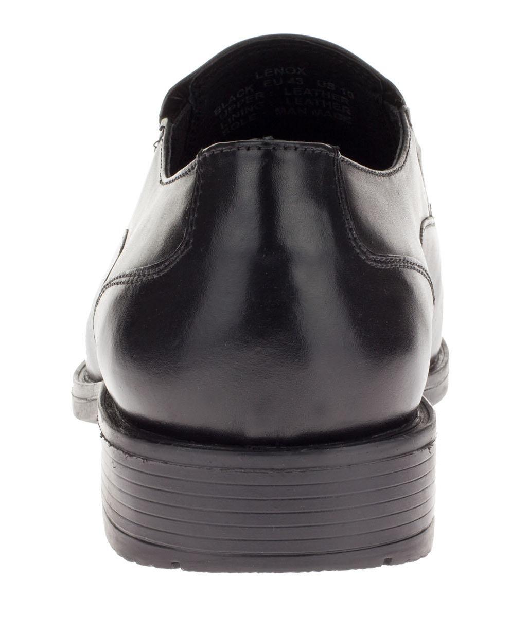 Mens Lenox Black Leather Comfort Dress Shoe DTI DARYA - image 3 of 7