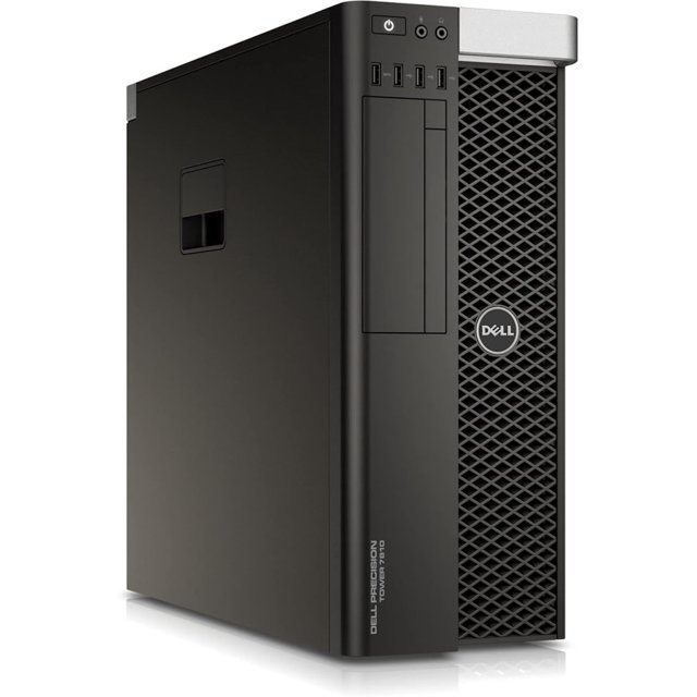 Dell Precision 7810-PRE, Mini Tour, Quadro M4000, Xeon E5-2620, 32 Go, 512 Go, PCIe, Remis à Neuf