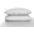 thumbnail image 3 of The Great American Store King Pillow Case Set Of 2 Stripe White 100% Brushed Microfiber, Soft and Cozy, Wrinkle, Fade, Stain Resistant with Envelope Closure, 3 of 5