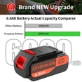 thumbnail image 6 of 1/2/3pcs 20V Replacement for Black Decker MAX Lithium LBXR20 LB20 LBX20 Battery, 6 of 10