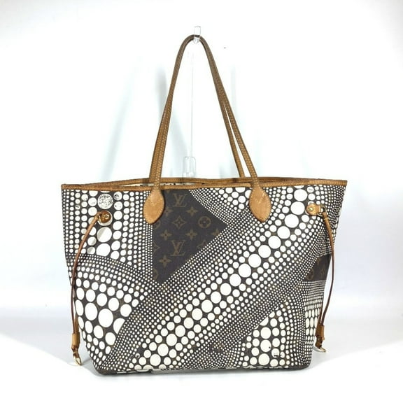 Pre-Owned LOUIS VUITTON M40684 Monogram Pumpkin Dot Neverfull MM Bag Yayoi Kusama... (Good)