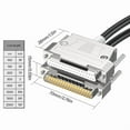 thumbnail image 5 of Quality DB37 Cable DB37 Male to Male Copper Extension Cable 37 Pin Cable Shielded Cord for Secure Data Transmission, 5 of 7