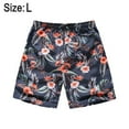 thumbnail image 2 of Pantalones de playa de secado rápido para hombre, pantalones de cinco piezas, pantalones de baño, pantalones cortos casuales grandes estampados, 2 of 7