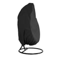 thumbnail image 1 of 190*115cm Swing Eggshell Chair Dust Cover Chair Seat Cover Uv Protection Waterproof Net (black), 1 of 4