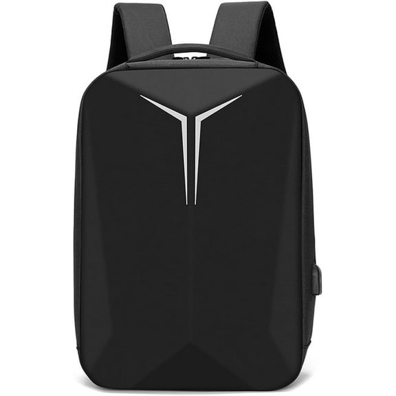 RKXQT Laptop Bag Backpack Hard Shell Backpack Waterproof Breathable Business Bag with Reflective Strip External Port Bags