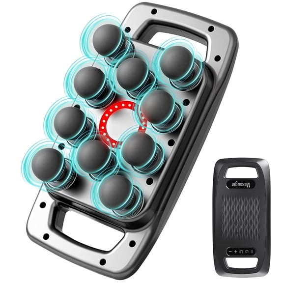 HMMSYLVA Muscle Massage Gun 10 Heads for Pain Relief Deep Tissue with LED Screen, Massage Gun Deep Tissue with 9 Modes for Back, Neck, Legs, Shoulders, Feet, Grey