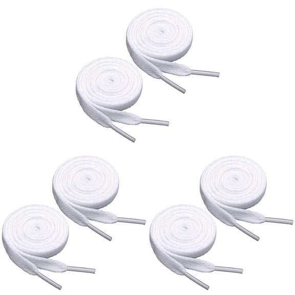 3Pairs Flat Athletic Shoelaces for Sneakers - No-Tie Elastic Shoe Laces for Running, Walking & Sports - Durable Non- Sneaker Strings for Men Women Kids