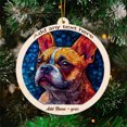 thumbnail image 3 of French Bulldog Stained Glass Suncatcher Ornament – Text Christmas 2025 Tree Decoration Gift for Family, Friends, Man & Woman, 3 of 6