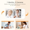 thumbnail image 4 of Monitor para Bebés Inalámbrico ARENTI con Pantalla de 5 Pulgadas - Unidad para Padres, 4 of 4