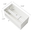 thumbnail image 7 of Yamazaki Home Paper Towel Dispenser, Ash, Steel + Wood, Lid, No Assembly, 7 of 7