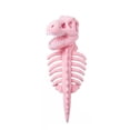 thumbnail image 2 of 3D Plush Dinosaur Skeleton Costume Pet Cloth, Realistic Spinosaurus Fossil Jumpsuit with Padded Spine and Skull Mask, Spooky Halloween Dress-Up & Role Play Outfit, 2 of 5