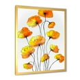 thumbnail image 2 of Designart 'Country Yellow Flowers On White' Traditional Framed Art Print, 2 of 4