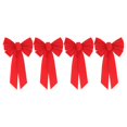 thumbnail image 3 of Lazo de Navidad para decoración del Día de San Valentín, lazo de árbol, corona de cuadros de Búfalo, decoración de Festival, rojo, Mini grande, decorativo, 3 of 4