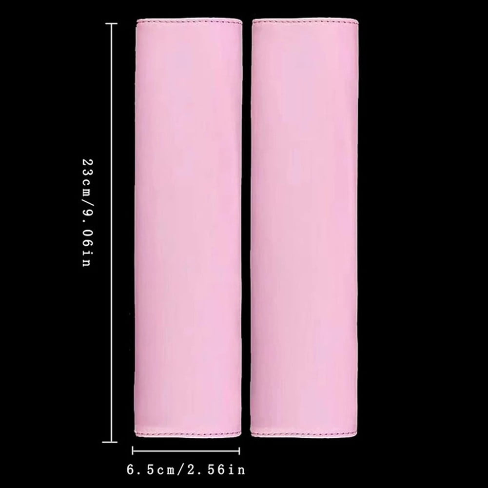 For Most Cars Feminine Car Decor Car Accessories Set Car Interior Decoration Pink Stylish Steering Wheel Cover
