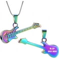 thumbnail image 3 of Guitar Cremation Jewelry for Ash - Guitar Locket Urn Necklace Musical Memorial Pendant Bereavement Keepsake Gift, 3 of 7