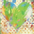 thumbnail image 2 of Hastings, Porter 12x12 White Modern Wood Framed Museum Art Print Titled - Carnival Heart, 2 of 4