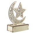 thumbnail image 2 of Wooden Eid Mubarak Ramadan Ornament, Islam LED Light Table Decorations, Happy Eid Mubarak Ramadan Party Supplie, 2 of 4
