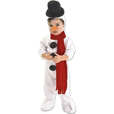lil' snowman romper infant christmas costume size 1-2 years