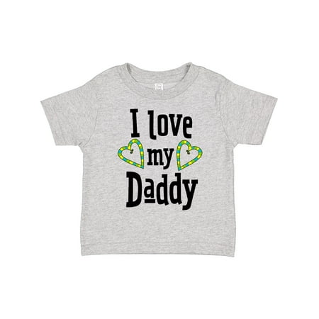 

Inktastic I Love My Daddy- Hearts Gift Toddler Boy or Toddler Girl T-Shirt