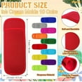 thumbnail image 4 of Ice Pop Sleeves, 10PCS Ice Pop Neoprene Insulator Sleeves, Freezer Popsicle Holder Sleeves, Colorful Ice Sleeves Holder Bag, Reusable Washable Ice Popsicle Holders for Kids., 4 of 6