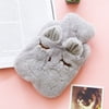 Winter Warm Heat Reusable Hand Warmer Pvc Stress Pain Relief Therapy Hot Water Bottle Bag With Knitted Cover