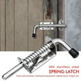 thumbnail image 3 of 2pcs Garage Door Bolt Latch Spring Latch Steel Spring Bolts Latches And Door, 3 of 5