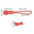 thumbnail image 2 of Unique Bargains Pull Head Handle Replacement Tab Tag Cord Extender Zipper Pulls Red 30 Pack, 2 of 5
