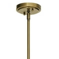 thumbnail image 2 of 1 Light Mini Pendant with Transitional Inspirations 13.75 inches Tall By 7 inches Wide-Natural Brass Finish-Clear Glass Color Bailey Street Home, 2 of 10