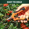 thumbnail image 6 of 3 Pack Garden Pruning Shears, Stainless Steel Shears, Gardening Shears, Scissors, Garden Clippers, Pruning Snips, Pruning Shears for Gardening Tools(Orange), 6 of 8