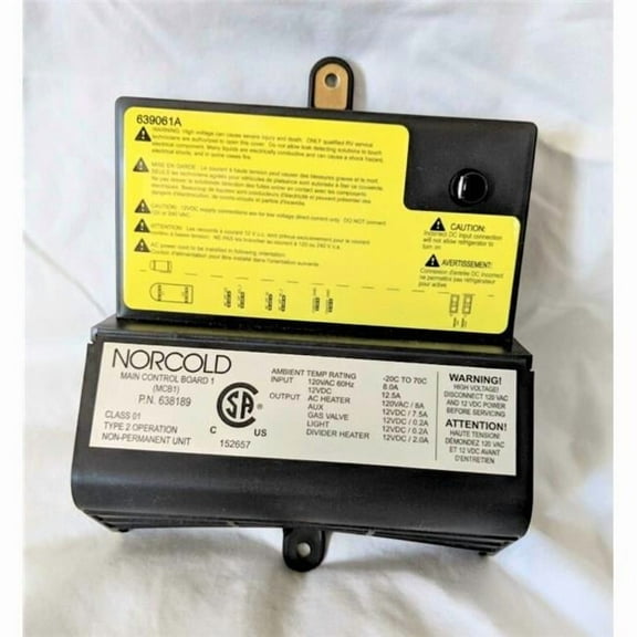 Norcold 639593 Refrigerator Power Supply Circuit Board