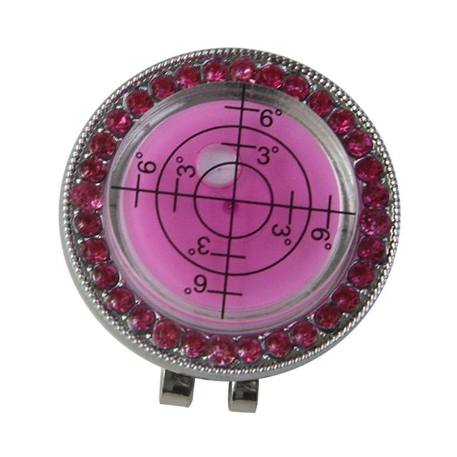 Marcador de pelota de golf Golf Putting Green Reading Aid Regalos de golf Golf Verde lector Rosa