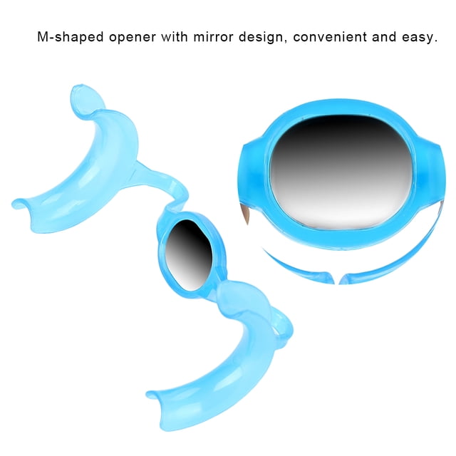 Mouth Opener 10pcs Disposable M Shape Mirror Mouth Opener Intraoral Cheek Retractor Oral Teeth Dentist Tools Anggrek Mouth Opener