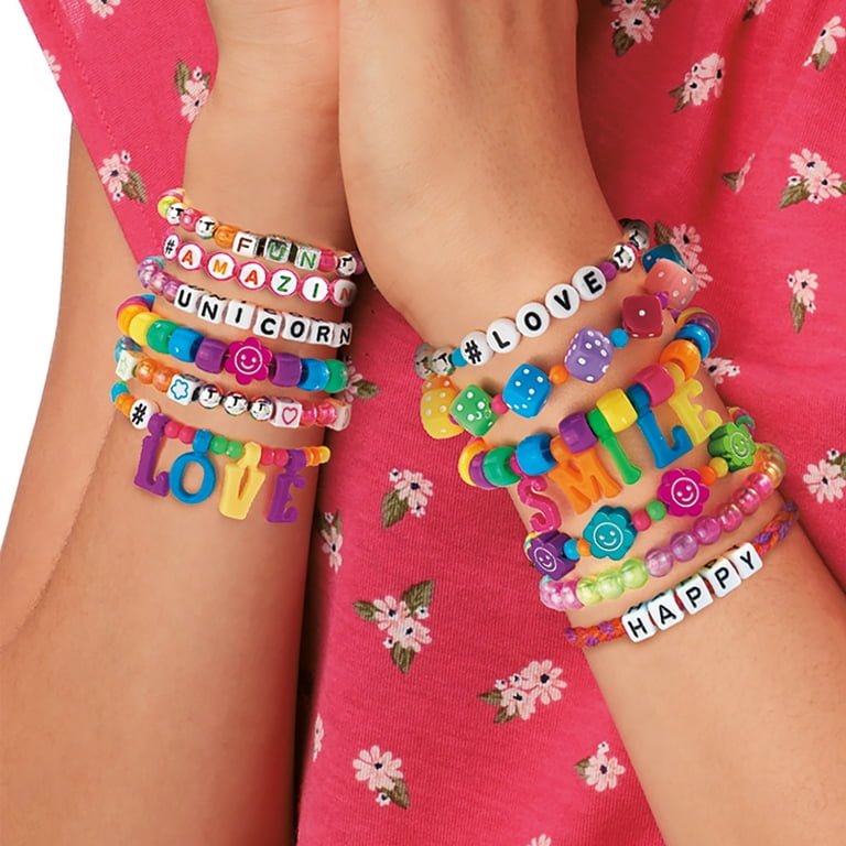 Cra-Z-Art Be Inspired ABC Fashion Bead Bracelet Studio, 800+ Multi-Color  Beads