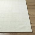 thumbnail image 4 of BoutiqueRugs Tupak Contemporary Area Rug - Off White, Light Silver - 18" x 18" Sample, 4 of 6