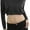 Charcoal, variant on ToBeInStyle Women's Long Sleeve Cropped Sweater