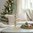 thumbnail image 4 of SLYNSHome Small Christmas Tree,Artificial Mini Tinsel Glitter Xmas Tree for Christmas House Table Decor, 4 of 6