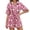 Red, variant on Summer Jumpsuits for Women 2026 Boho Floral Printed Short Sleeve Collared Tie Rompers Fashion Dressy Beach Vacation One Piece Clothes