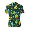thumbnail image 4 of Rocae Sport Monster for Men's Short Sleeve Polo Shirt, Quick Drying Performance Moisture Wicking Sports Men's Golf Shirt 4X-Large, 4 of 9