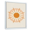 thumbnail image 3 of Designart 'Orange Radiant Sun II' Modern Framed Canvas Wall Art Print, 3 of 5