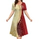 thumbnail image 1 of Vestido de alce de dibujos animados para mujer, bonito vestido con estampado de copos de nieve de Navidad, Mini vestidos de manga corta para invierno, ropa informal de fiesta 2023, 1 of 5