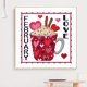 thumbnail image 4 of 5D diamante pintura DIY postre taza completo taladro redondo Rhinestone Kit (B1204) Likrtyny Oficina Multiescena Multifunción, 4 of 9