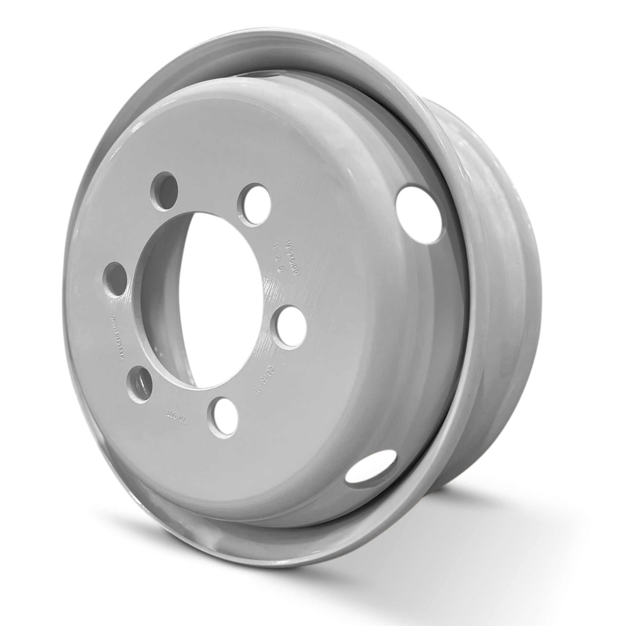 For 1995-2025 Isuzu NPR 19.5 Inch Painted White Rim - OE Direct Replacement - Road Ready Car Wheel